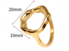 HY Wholesale Rings 316L Stainless Steel Popular Rings-HY0070R035