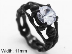 HY Wholesale Rings 316L Stainless Steel Popular Rings-HY0072R011