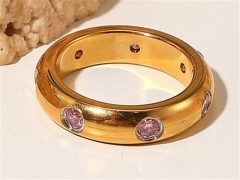 HY Wholesale Rings 316L Stainless Steel Popular Rings-HY0070R118