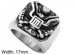 HY Wholesale Rings 316L Stainless Steel Popular Rings-HY0072R052