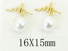 HY Wholesale Earrings 316L Stainless Steel Fashion Jewelry Earrings-HY56E0084LLB