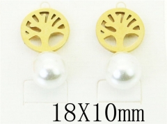 HY Wholesale Earrings 316L Stainless Steel Fashion Jewelry Earrings-HY56E0094LLW