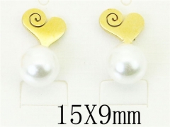 HY Wholesale Earrings 316L Stainless Steel Fashion Jewelry Earrings-HY56E0089LLU