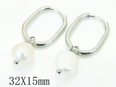 HY Wholesale Earrings 316L Stainless Steel Fashion Jewelry Earrings-HY06E0315MX