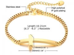 HY Wholesale Steel Stainless Steel 316L Bracelets-HY0067B315