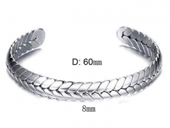 HY Wholesale Stainless Steel 316L Fashion Bangle-HY0067B292