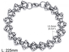 HY Wholesale Steel Stainless Steel 316L Bracelets-HY0067B196