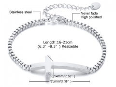 HY Wholesale Steel Stainless Steel 316L Bracelets-HY0067B314