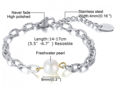 HY Wholesale Steel Stainless Steel 316L Bracelets-HY0067B361