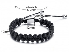 HY Wholesale Steel Stainless Steel 316L Bracelets-HY0067B256