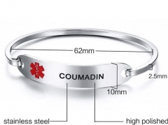 HY Wholesale Stainless Steel 316L Fashion Bangle-HY0067B134