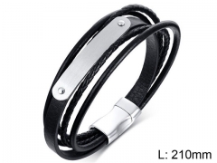 HY Wholesale Jewelry Fashion Bracelets (Leather)-HY0067B140