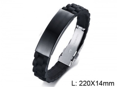 HY Wholesale Steel Stainless Steel 316L Bracelets-HY0067B027