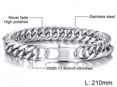 HY Wholesale Steel Stainless Steel 316L Bracelets-HY0067B204