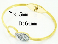 HY Wholesale Bangles Stainless Steel 316L Fashion Bangle-HY35B0991NLB