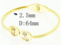 HY Wholesale Bangles Stainless Steel 316L Fashion Bangle-HY35B0999NLT