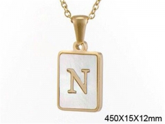 HY Wholesale Necklaces Stainless Steel 316L Jewelry Necklaces-HY0082N014