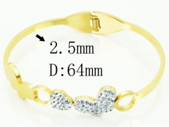 HY Wholesale Bangles Stainless Steel 316L Fashion Bangle-HY35B0988NLA