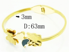 HY Wholesale Bangles Stainless Steel 316L Fashion Bangle-HY35B0981NLQ