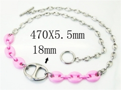 HY Wholesale Necklaces Stainless Steel 316L Jewelry Necklaces-HY21N0063HNX