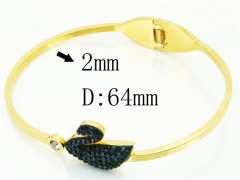 HY Wholesale Bangles Stainless Steel 316L Fashion Bangle-HY35B0995NLE