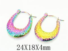 HY Wholesale 316L Stainless Steel Popular Jewelry Earrings-HY70E0432LA