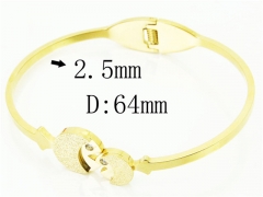 HY Wholesale Bangles Stainless Steel 316L Fashion Bangle-HY35B0998NLU