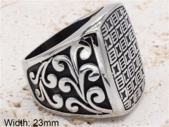 HY Wholesale Rings 316L Stainless Steel Popular Rings-HY0013R1131