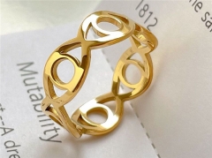 HY Wholesale Rings 316L Stainless Steel Popular Rings-HY0084R113