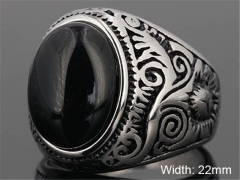 HY Wholesale Rings 316L Stainless Steel Popular Rings-HY0080R144