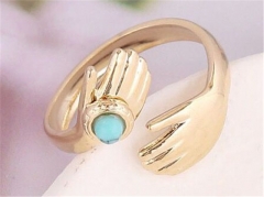 HY Wholesale Rings 316L Stainless Steel Popular Rings-HY0083N080