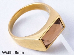 HY Wholesale Rings 316L Stainless Steel Popular Rings-HY0013R1014