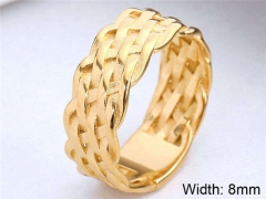 HY Wholesale Rings 316L Stainless Steel Popular Rings-HY0013R0792