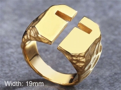 HY Wholesale Rings 316L Stainless Steel Popular Rings-HY0013R0751