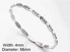 HY Wholesale Stainless Steel 316L Fashion Bangle-HY0076B174