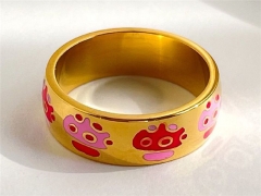 HY Wholesale Rings 316L Stainless Steel Popular Rings-HY0084R054