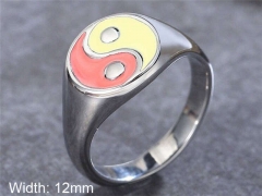 HY Wholesale Rings 316L Stainless Steel Popular Rings-HY0013R1214