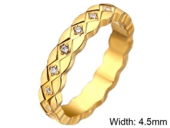 HY Wholesale Rings 316L Stainless Steel Popular Rings-HY0076R010