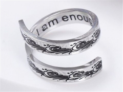 HY Wholesale Rings 316L Stainless Steel Popular Rings-HY0075R038