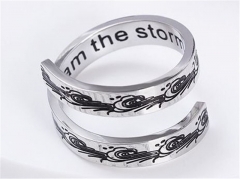 HY Wholesale Rings 316L Stainless Steel Popular Rings-HY0075R037