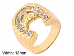 HY Wholesale Rings 316L Stainless Steel Popular Rings-HY0013R1011