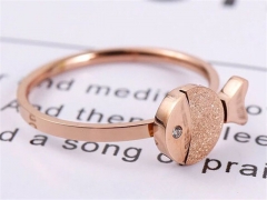 HY Wholesale Rings 316L Stainless Steel Popular Rings-HY0074R039