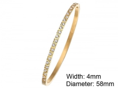 HY Wholesale Stainless Steel 316L Fashion Bangle-HY0076B253