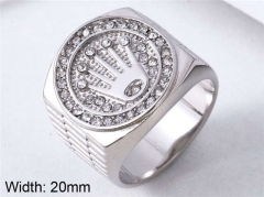 HY Wholesale Rings 316L Stainless Steel Popular Rings-HY0013R1007