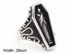 HY Wholesale Rings 316L Stainless Steel Popular Rings-HY0013R0808