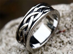 HY Wholesale Rings 316L Stainless Steel Popular Rings-HY0012R577