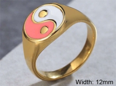 HY Wholesale Rings 316L Stainless Steel Popular Rings-HY0013R1225