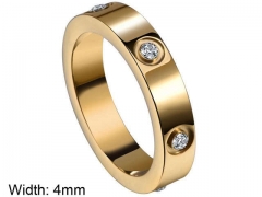 HY Wholesale Rings 316L Stainless Steel Popular Rings-HY0076R001