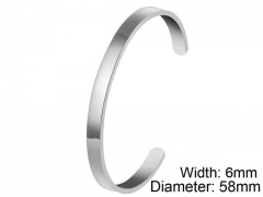 HY Wholesale Stainless Steel 316L Fashion Bangle-HY0076B240