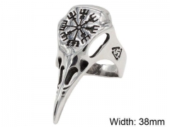 HY Wholesale Rings 316L Stainless Steel Popular Rings-HY0013R1109